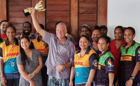The FR8 Logistics team, Port Vila